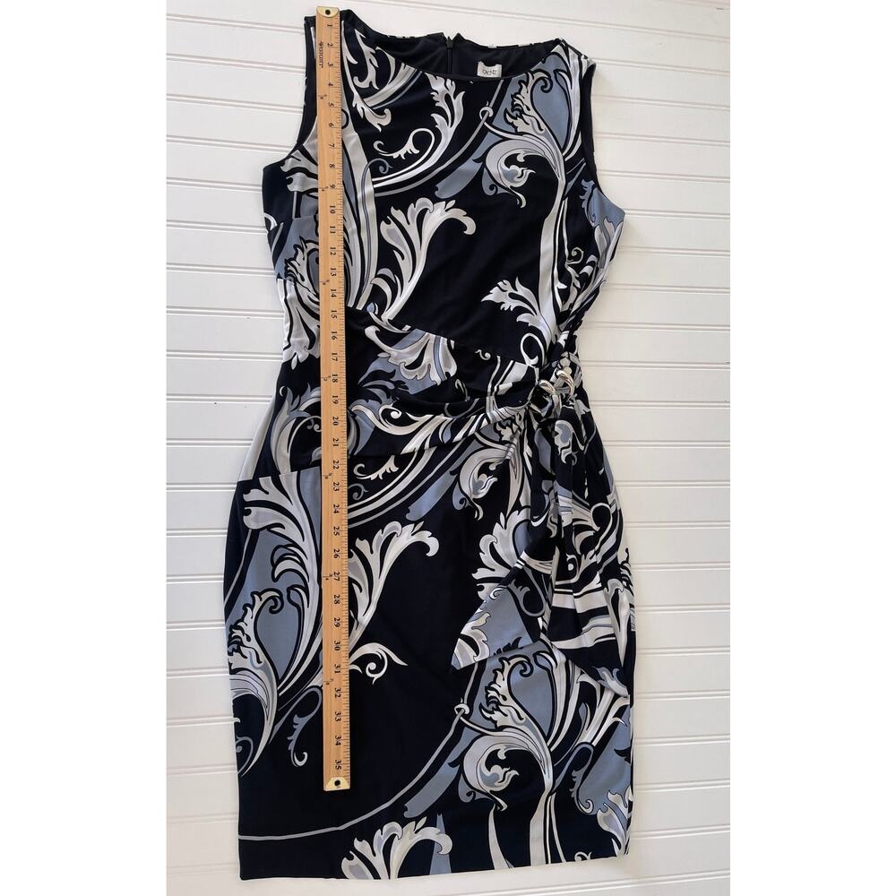 Cache Dress Side Ruching Tie Office Evening Event Classy Size Womens Large - Picture 7 of 9